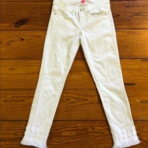 Lilly Pulitzer white skinny jeans